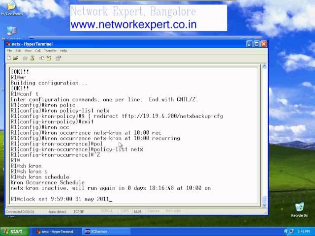 Automatic Backup of Cisco Router Configuration using Archive / KRON