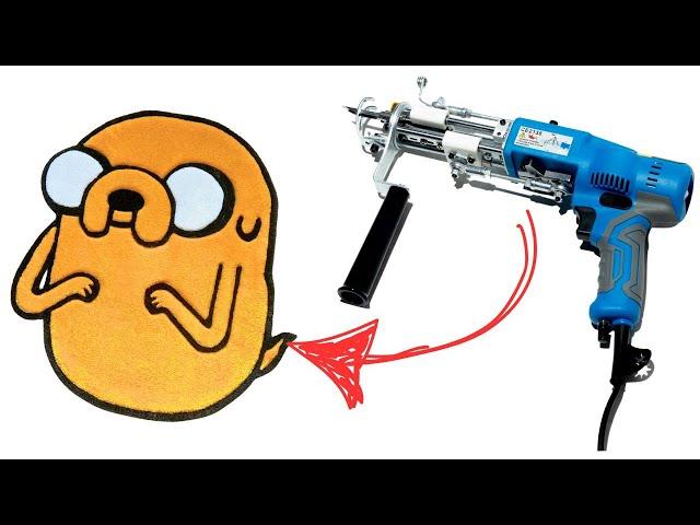 Tufting guide - Making a carpet with the new AK-V tufting gun