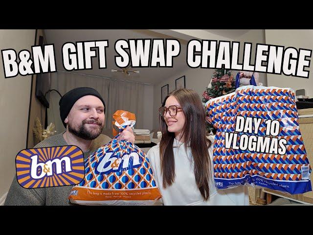 B&M gift swap challenge!! ️ - Vlogmas day 10