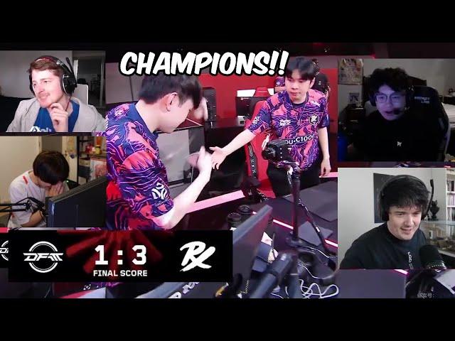 Valorant Streamers & Pros React to PRX Beating DFM In Valorant Radiant Asia Invitational