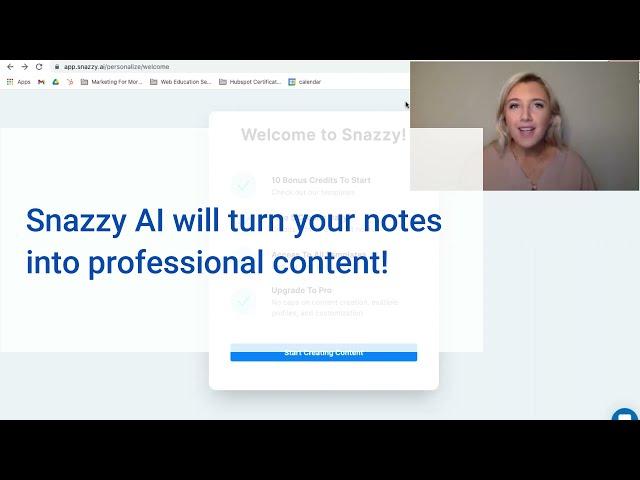 Snazzy AI | Create Content For Your Brand In Minutes