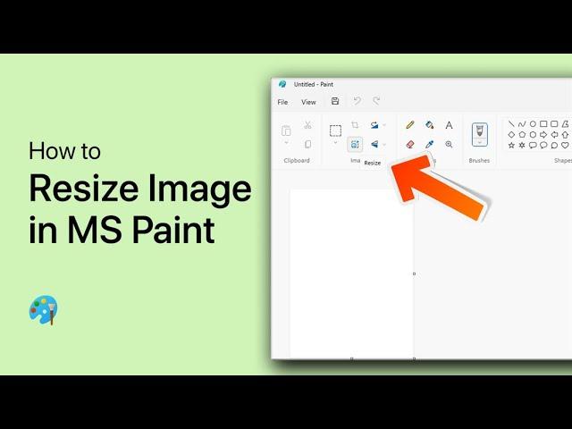 How To Resize Image in Microsoft Paint