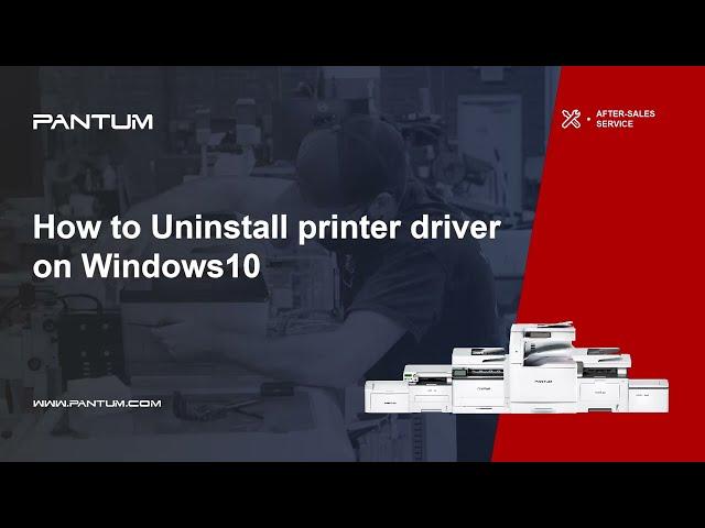 How to uninstall printer driver on Windows10