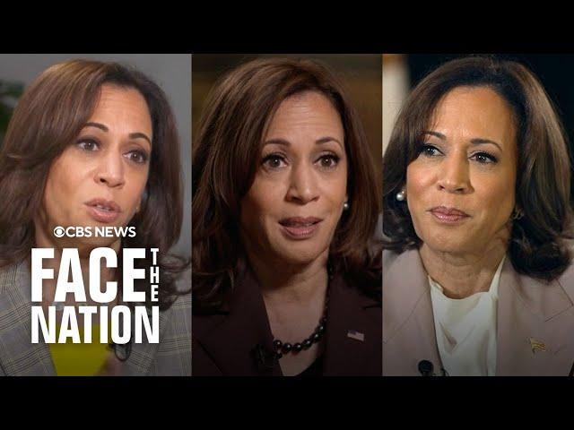 Kamala Harris interviews on "Face the Nation" through the years