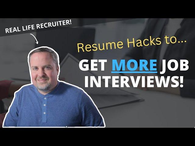 7 Creative Resume Tips to Get More Job Interviews!