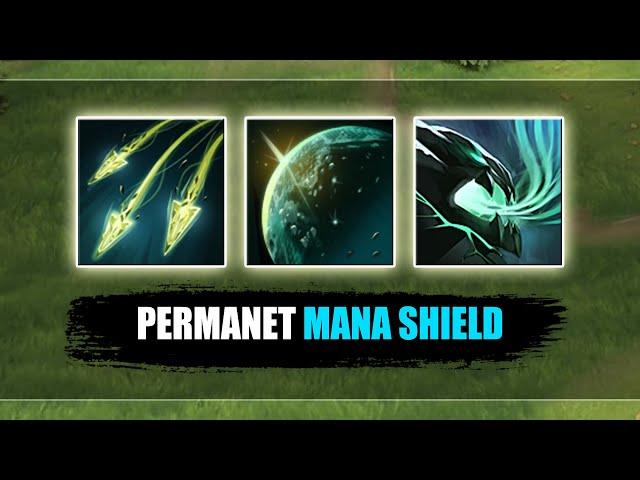 Infinite MANA SHIELD = 100% damage reduction