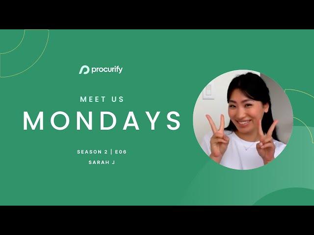 Meet Us Mondays | S02 E06 | Sarah J