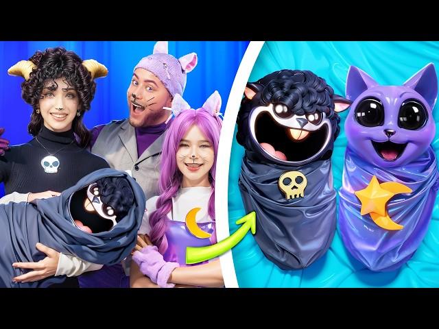 У CatNap и Baba Chops появились дети! Крутые родительские хаки от Poppy Playtime 4