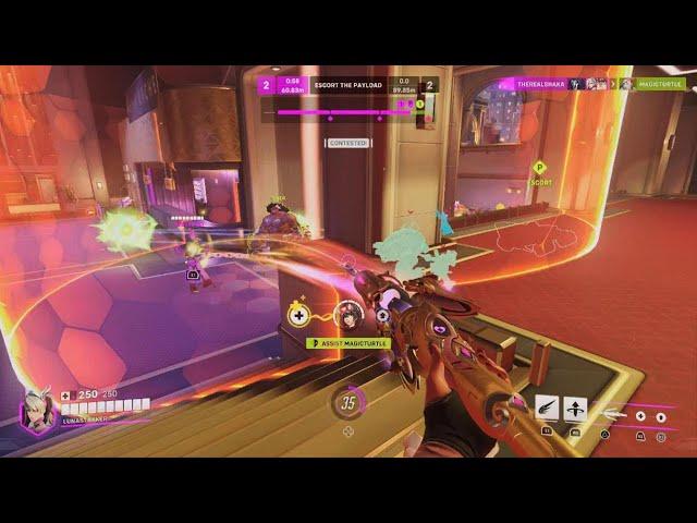 Rezzing Genji & holding point saved the game | Mercy Comp Open Queue Season 11