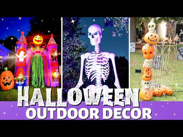 Halloween  Outdoor Decor | Front Yard Halloween Decorations | DIY Outside Decorating Ideas 2022