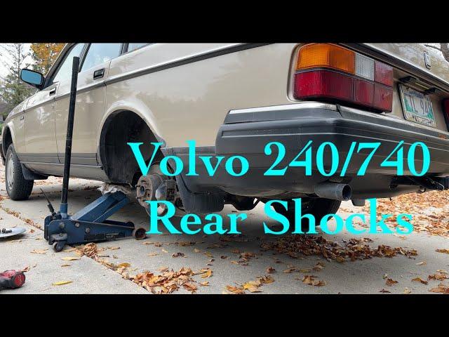 Replacing rear shocks on Volvo 240 & Volvo 740