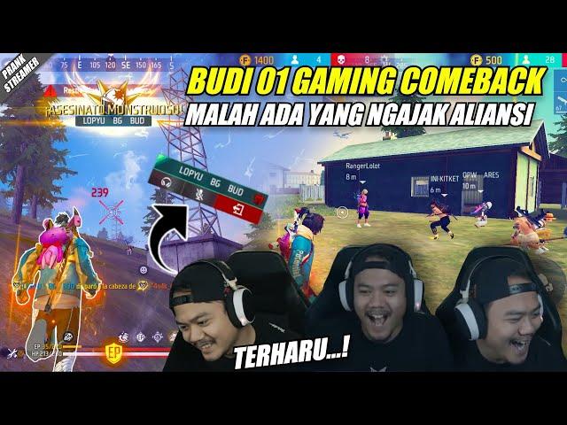 PRANK TEAM CODE BUDI 01 GAMING PAKAI NICK LOPYU BG BUD BIAR BANG BUDI COMEBACK