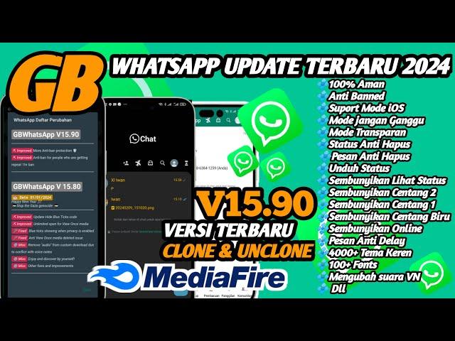 Gb whatsapp terbaru 2024 || Wa Gb terbaru 2024 apk download || Anti Banned