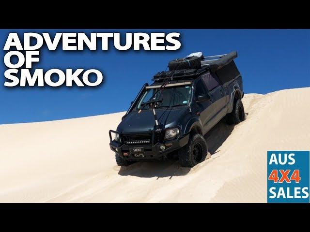 Adventures Of Smoko - Ford Ranger 300mm chassis extension 170hp 3” with a cat and hi flo muffler