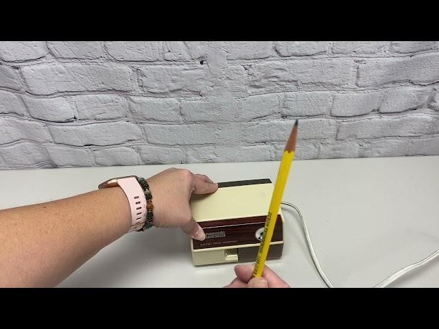 Vintage Panasonic Electric Pencil Sharpener