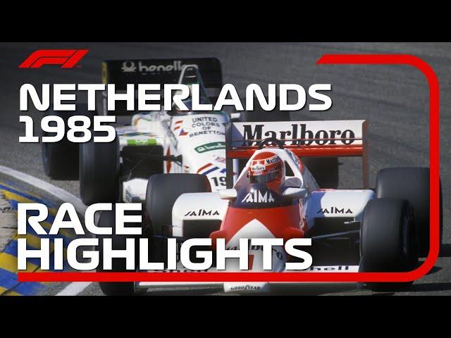 1985 Netherlands Grand Prix: Race Highlights | DHL F1 Classics