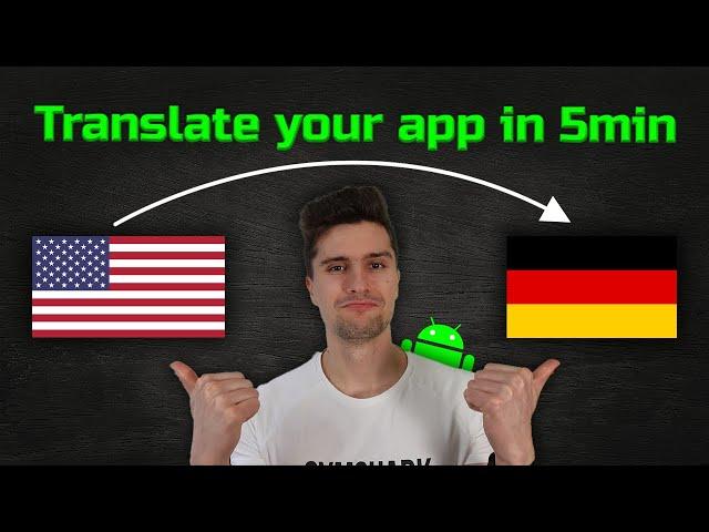 How to Translate Your Android App to Any Language (SO EASY!) - Android Studio Tutorial