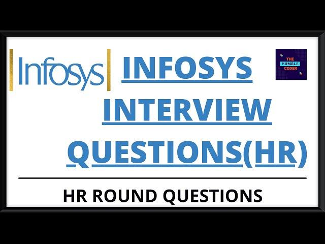Infosys Interview Questions | HR Round Questions Part 1 | HR