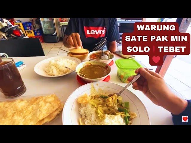 WARUNG SATE PAK MIN SOLO️TEBET️