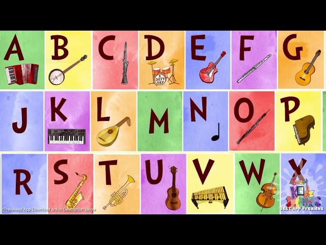 Jazzy ABC - Learn about music instruments and letters in a fun and interactive game!