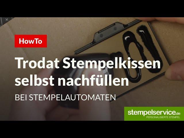 Trodat Stempel nachfüllen - So geht´s!