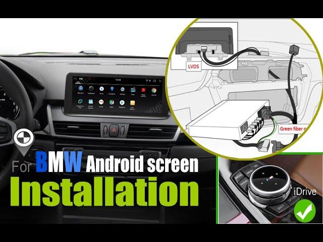 Android BMW navigation Installation | BMW GPS screen upgrade retrofit, settings & features