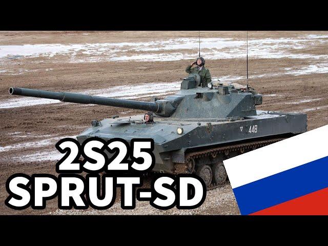 The Sprut-SD : A Light Tank with a Punch