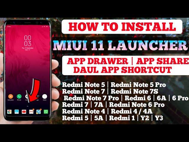 MIUI 11 LAUNCHER WITH APP DRAW | HOW TO INSTALL MIUI 11 LAUNCHER WITH APP DRAW, DUAL APP, APP SHARE