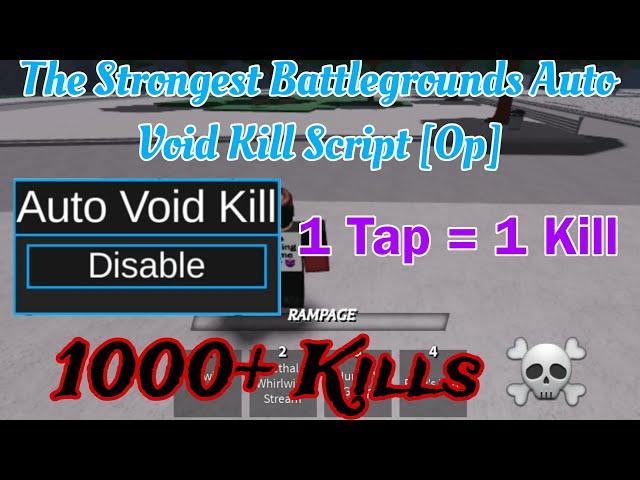 The Strongest Battlegrounds Auto Instant Void Kill Script | 1 Tap = 1 Kill ️