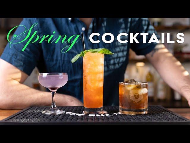 3 cocktail recipes to try this spring!