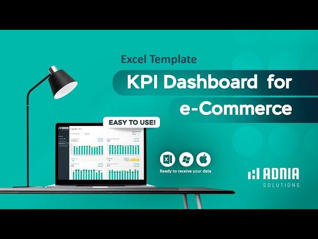 KPI Dashboard Template for e-Commerce - Adnia Solutions