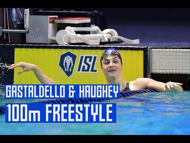 Gastaldello & Haughey TIE in 100m Freestyle | ISL | FULL RACE | Washington DC