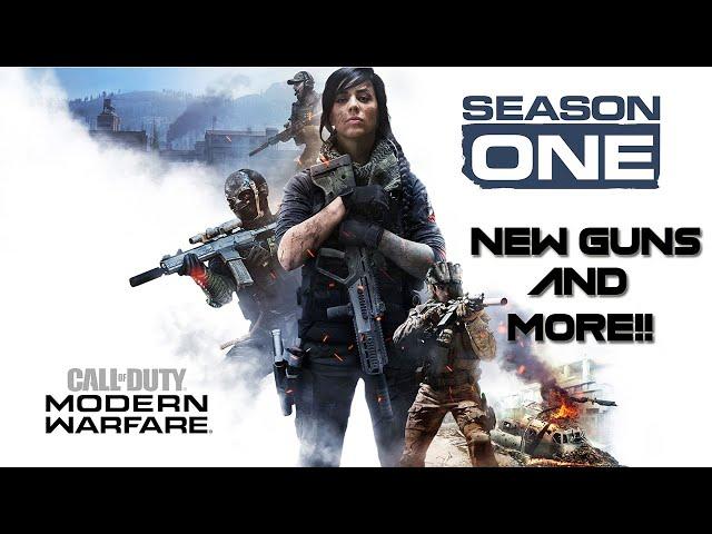 SEASON 1 IS FINALLY HERE!!! MODERN WARFARE 1.10 PATCH NOTES (NEW WEAPONS + MAPS)