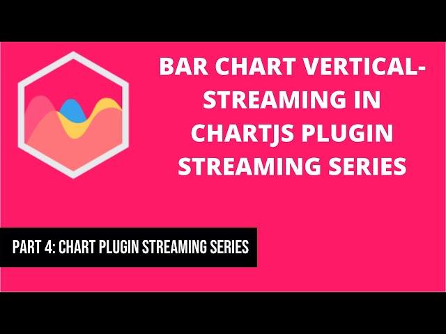 4 Bar chart vertical streaming in Chart JS | Chartjs Plugin Streaming Series