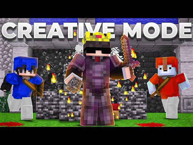 I Got CREATIVE MODE in Minecraft Bedwars