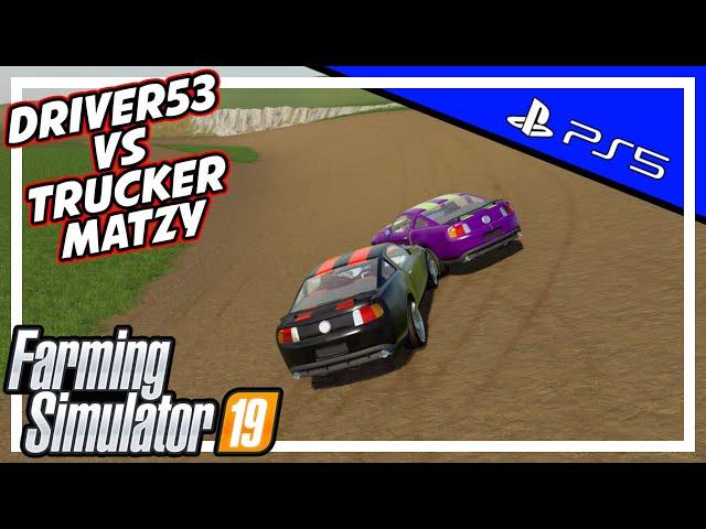 Race Track Build With Trucker Matzy On Console | Farming Simulator 19