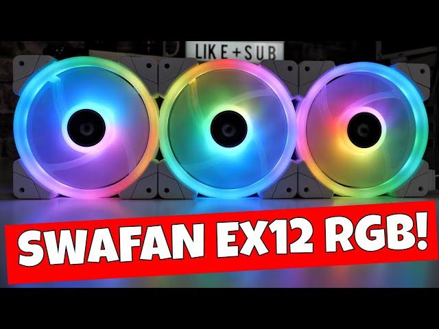 BEST PC FANS Thermaltake Swafan EX12 RGB Magnetic Silence