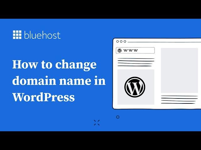 How to change domain name in WordPress