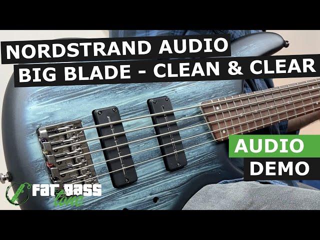 Nordstrand Big Blade - Clean & Clear Soapbar Pickups Demo