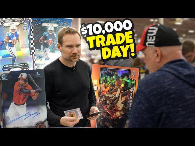 Making $10,000 Trades at the Chantilly Sports Card Show 