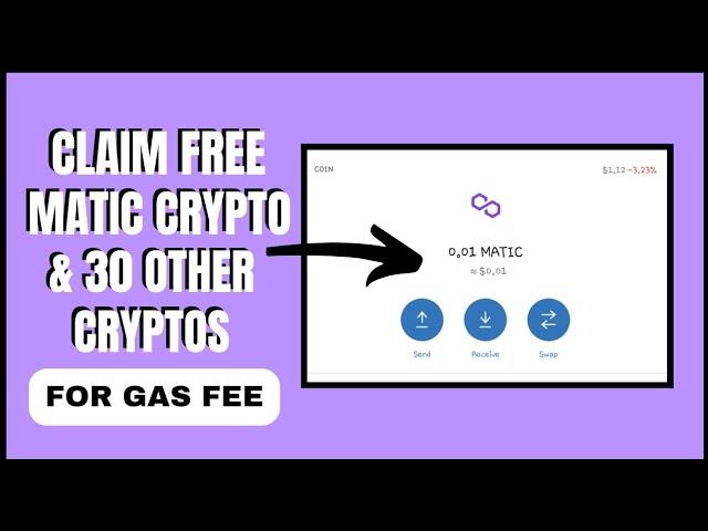 How To Claim Free Matic, Solana & 30 Other Cryptos To Any Wallet! (For Gas!)