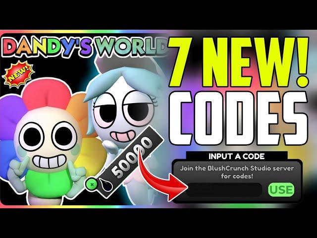 DANDY'S WORLD ROBLOX CODES 2025 - DANDYS WORLD CODES 2025 - DANDY'S WORLD