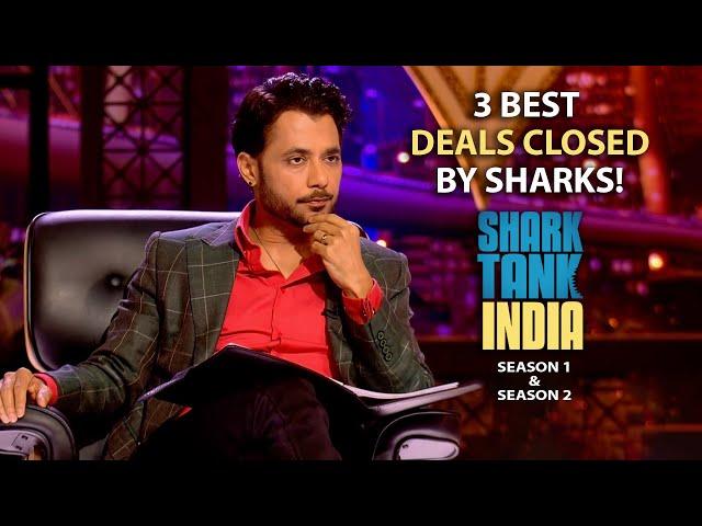 3 Best Deals Closed By Sharks! | Shark Tank India S01 & S02 | Compilation