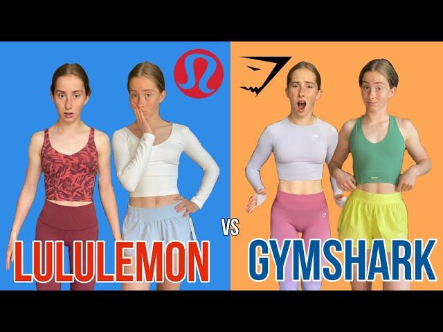 LULULEMON VS GYMSHARK | which has better sportswear? PolinaTumbles