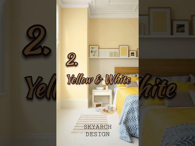 Top 5 Bedroom Colour Combinations #interior #skyarch #shorts