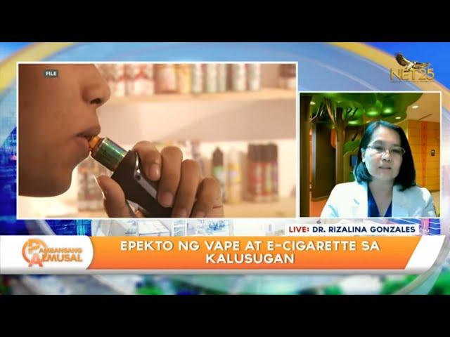 Epekto ng vape at E-cigarette sa kalusugan