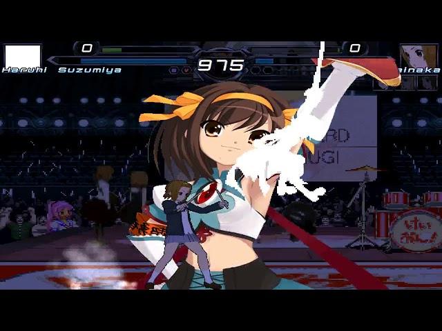 NICK54222 MUGEN: Haruhi Suzumiya VS K-On! Girls (Yui, Mugi, Ritsu, Mio)