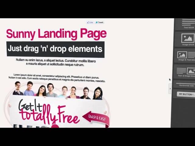 Getresponse Review / Tutorial: Brand New GetResponse Landing Page Creator