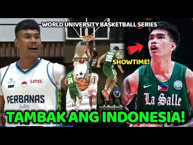 Tambak ang top University ng Indonesia sa DLSU! HALIMAW SI KEVIN QUIAMBAO! | WUBS FULL HIGHLIGHTS