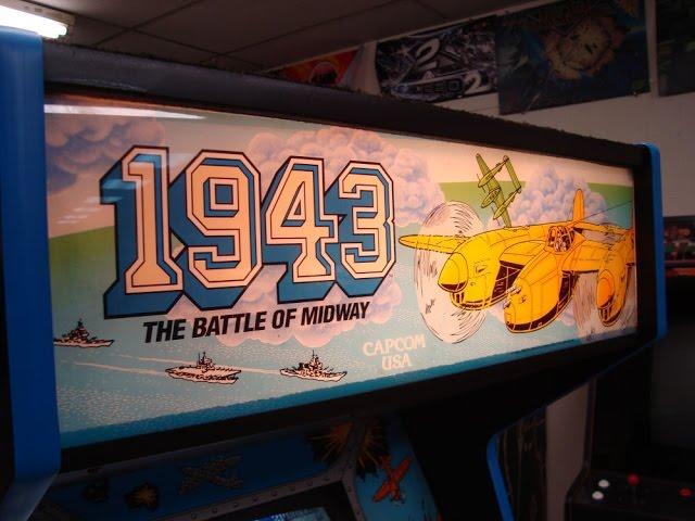 Capcom's classic 1943 Arcade Game !  Gameplay, artwork, Dedicated Cabinet!